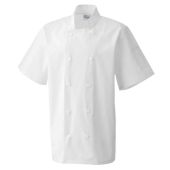 Premier Short Sleeve Chef's Jacket - White Size 4XL