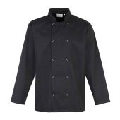 Premier Unisex Long Sleeve Stud Front Chef's Jacket