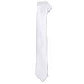 Premier Slim Tie - White Size ONE