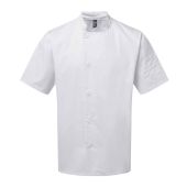 Premier Essential Short Sleeve Chef's Jacket - White Size 4XL