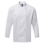 Premier Coolchecker® Long Sleeve Chef's Jacket - White Size XXL