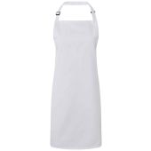 Premier Antimicrobial Bib Apron - White Size ONE