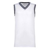 Proact Unisex University Jersey - White/Navy Size 3XL