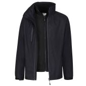 Regatta Honestly Made Recycled 3-in-1 Jacket - Black/Black Size 3XL