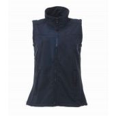 Regatta Ladies Flux Soft Shell Bodywarmer - Navy/Navy Size 22