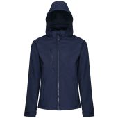 Regatta Venturer Three Layer Hooded Soft Shell Jacket - Navy/Navy Size 3XL