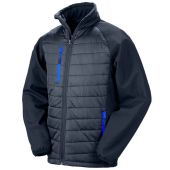 Result Genuine Recycled Compass Padded Jacket - Navy/Royal Blue Size 4XL