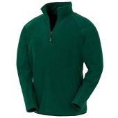 Result Genuine Recycled Zip Neck Micro Fleece - Forest Green Size 3XL