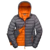 Result Urban Ladies Snow Bird Padded Jacket - Grey/Orange Size XXL/18