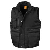 Result Work-Guard Lance Bodywarmer - Black Size 3XL