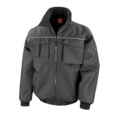 Result Work-Guard Sabre Pilot Jacket - Black Size 4XL