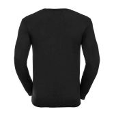 Russell Collection Cotton Acrylic V Neck Sweater