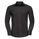 Russell Collection Long Sleeve Tailored Poplin Shirt