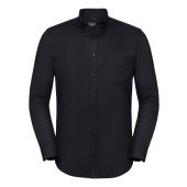 Russell Collection Tailored Long Sleeve Oxford Shirt