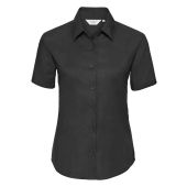 Russell Collection Ladies Short Sleeve Easy Care Oxford Shirt