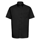 Russell Collection Short Sleeve Easy Care Oxford Shirt