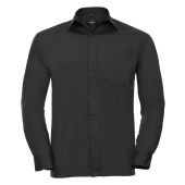 Russell Collection Long Sleeve Easy Care Poplin Shirt