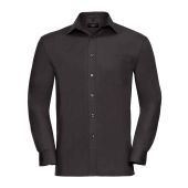 Russell Collection Long Sleeve Easy Care Cotton Poplin Shirt