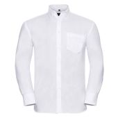 Russell Collection Long Sleeve Ultimate Non-Iron Shirt - White Size 19.5