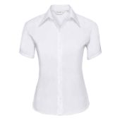 Russell Collection Ladies Short Sleeve Ultimate Non-Iron Shirt - White Size 4XL22