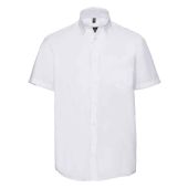 Russell Collection Short Sleeve Ultimate Non-Iron Shirt - White Size 19.5