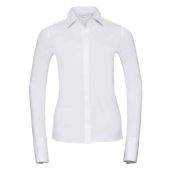 Russell Collection Ladies Ultimate Stretch Shirt - White Size 4XL