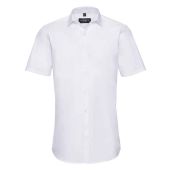 Russell Collection Ultimate Short Sleeve Stretch Shirt - White Size 4XL