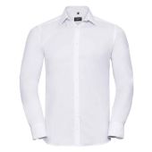 Russell Collection Long Sleeve Herringbone Shirt