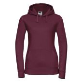 Russell Ladies Authentic Hooded Sweatshirt - Burgundy Size XL