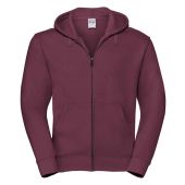 Russell Authentic Zip Hooded Sweatshirt - Burgundy Size 3XL