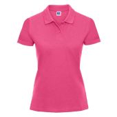 Russell Ladies Classic Cotton Piqué Polo Shirt - Fuchsia Size XXL