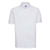 Russell Classic Cotton Piqué Polo Shirt - White Size 4XL