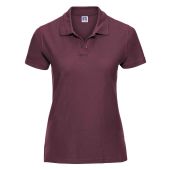 Russell Ladies Ultimate Cotton Piqué Polo Shirt - Burgundy Size XXL