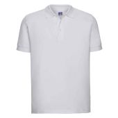 Russell Ultimate Cotton Piqué Polo Shirt - White Size 4XL