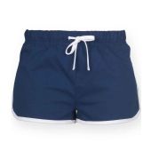 SF Minni Kids Retro Shorts - Navy/White Size 11-12