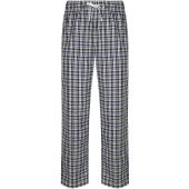 SF Men Tartan Lounge Pants - White/Multi Check Size XS