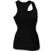 SF Ladies Stretch Rib Racer Back Vest