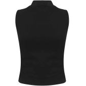 SF Ladies High Neck Crop Vest