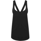 SF Ladies Fashion Workout Vest - Black Size XXL