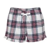 SF Ladies Tartan Frill Shorts