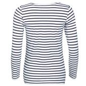 SOL'S Ladies Marine Long Sleeve Striped T-Shirt