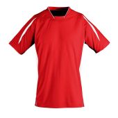 SOL'S Maracana 2 Contrast T-Shirt - Red/White Size XXL