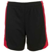 SOL'S Kids Olimpico Shorts - Black/Red Size 12yrs