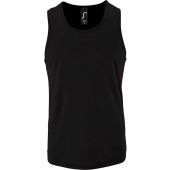 SOL'S Sporty Performance Tank Top - Black Size 3XL