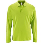 SOL'S Perfect Long Sleeve Piqué Polo Shirt - Apple Green Size 3XL