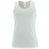 SOL'S Ladies Sporty Performance Tank Top - White Size XXL