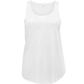 SOL'S Ladies Jade Tank Top - White Size 2