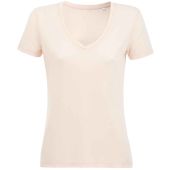 SOL'S Ladies Motion V Neck T-Shirt - Creamy Pink Size 3XL