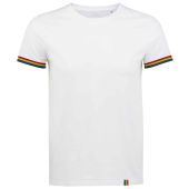 SOL'S Rainbow T-Shirt - White/Multicolour Size 4XL