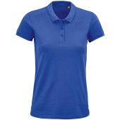 SOL'S Ladies Planet Organic Piqué Polo Shirt - Royal Blue Size 3XL